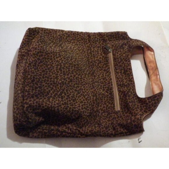 Bottega Veneta Vintage Tote Animal Leopard Print Silk And Leather - Picture 2 of 12